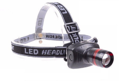 

RHONNIUM ™ S5Q 300LM 5 Watt 5W 504 Zoomable Cree Head LED Lamp Headlamp Torch Headlight New LED Headlamp(Taupe), Black