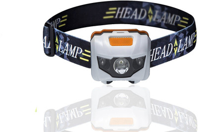 

RHONNIUM ® LED Headlamps, 160 Lumen CREE LED + Red Light, Waterproof, Lightweight LED Headlamp(Pale White)
