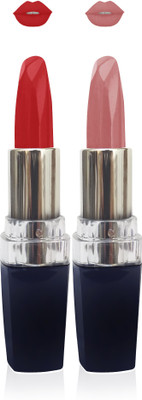 

Femina09 Creamy Matte rich look lipstick(red,l pink, 10 g)