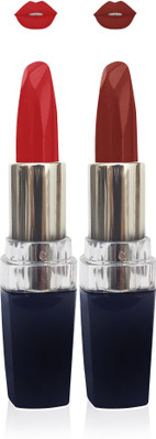 

Femina09 Creamy Matte rich look lipstick(red,d brown, 10 g)