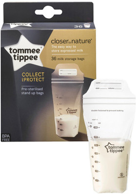 

Tommee Tippee Breast Milk Storage bag-36pc(Pack of 36, clear)