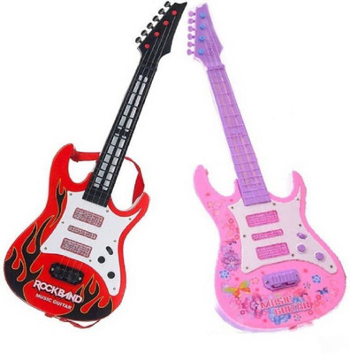 

Goyal Traders Combo of Rock Band Musical Guitar Toy for Children Kids (Multicolor)(Multicolor)