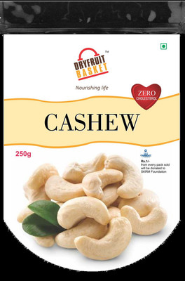 

dryfruitbasket CASHEW NUT Cashews(250, Pouch)