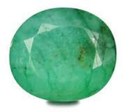 Durga gems Certified Natural Emerald Gemstone (Panna) 9.50 Ratti Stone