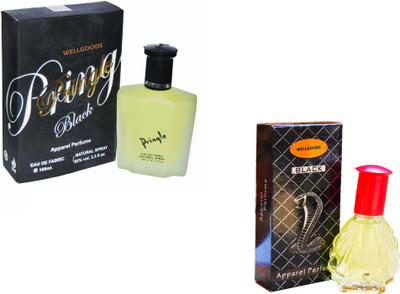 

Wellgoods Set of (2) Attractive Black ~ Cobra -130ml Eau de Parfum - 130 ml(For Men & Women)