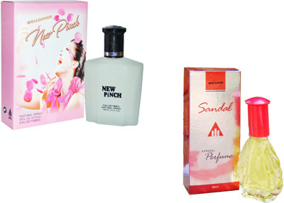 

Wellgoods Set of (2) New Pinch~Sandel -130ml Eau de Parfum - 130 ml(For Men & Women)