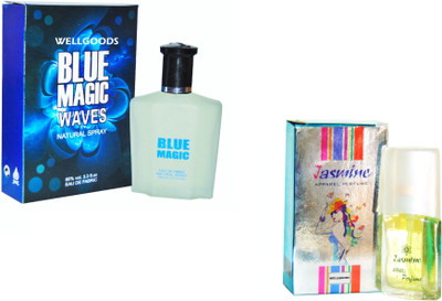 

Wellgoods Set Of (2) Magic Blue~ Jasmine --120ml Eau de Parfum - 120 ml(For Men & Women)