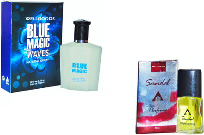 

Wellgoods Set Of (2) Magic Blue~ Sandel --120ml Eau de Parfum - 120 ml(For Men & Women)