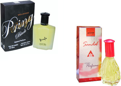 

Wellgoods Set of (2) Attractive Black ~ Sandel -130ml Eau de Parfum - 130 ml(For Men & Women)