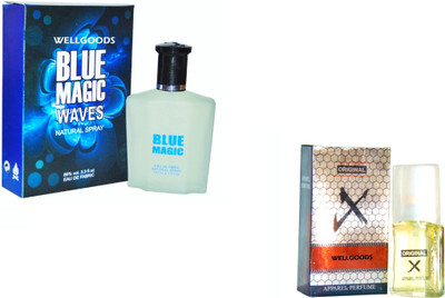 

Wellgoods Set Of (2) Magic Blue~ X-Black --120ml Eau de Parfum - 120 ml(For Men & Women)