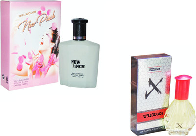 

Wellgoods Set of (2) New Pinch~Silver-X -130ml Eau de Parfum - 130 ml(For Men & Women)