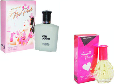 

Wellgoods Set of (2) New Pinch~Small Heart Pink -130ml Eau de Parfum - 130 ml(For Men & Women)