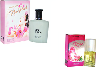

Wellgoods Set of (2) New Pinch~Rose --120ml Eau de Parfum - 120 ml(For Men & Women)