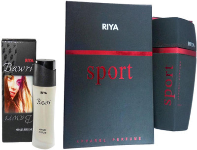 

Riya SPORT PERFUME 100 ML + BAWRI PERFUME 30 ML Eau de Parfum - 30 ml(For Men & Women)
