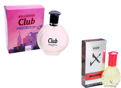 

Wellgoods Set of (2) Club ~ Silver-X -130ml Eau de Parfum - 130 ml(For Men & Women)