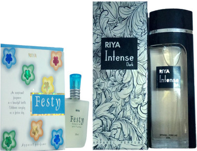 

Riya INTENSE DARK PERFUME 80 ML + FESTY PERFUME 30 ML Eau de Parfum - 30 ml(For Men & Women)