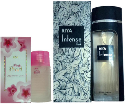 

Riya INTENSE DARK PERFUME 80 ML + PINK PEARL PERFUME 30 ML Eau de Parfum - 30 ml(For Men & Women)