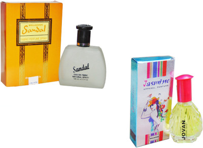 

Wellgoods Set of (2) Sandel ~ Jasmine -130ml Eau de Parfum - 130 ml(For Men & Women)