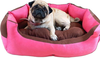 

petitude pet store MAR005 XXL Pet Bed(Pink & Brown)
