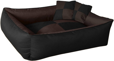 

petitude pet store MAR030 XXL Pet Bed(Black & Brown)
