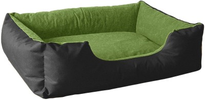 petitude pet store MAR058 L Pet Bed(Black & Green)