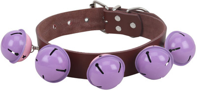 

SRI Imported High Quality Adjustable Dog Collar 1 Inch With Bell Dog Everyday Collar(, Brown