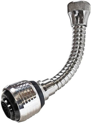 

Perfect Pricee 6 Inch Stainless Steel Turbo Flex 360 Degree Rotatory Flexible Sink Faucet Sprayer Extension With Jet Stream and Spray Settings 150 Plumbing Pipe(Stainless Steel(SS))