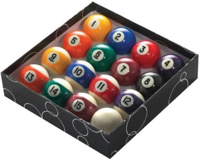 

Laxmi Ganesh Billiard 6ISEDFYT Billiard Ball(Pack of 16, Multicolor)