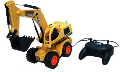 

starsky Remote Control JCB Construction Shovel Loader Excavator Truck Toy(Multicolor)