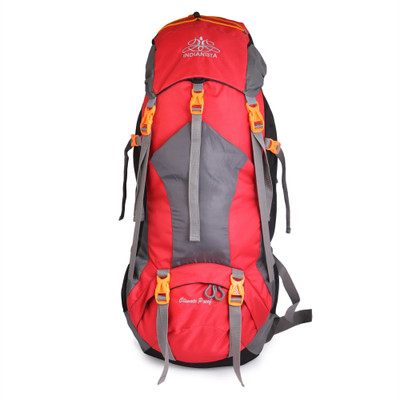 

INDIANISTA IFH RED Trekking / Rucksack / Backpack 5255 75 L with Rain Cover Rucksack - 75(Red)
