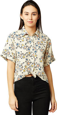 Miss Chase Women Printed Casual Multicolor Shirt
