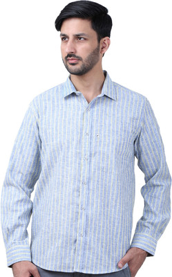 FAVIO Men Striped Casual Multicolor, Light Blue Shirt FAVIO Men Striped Casual Multicolor, Light Blue Shirt