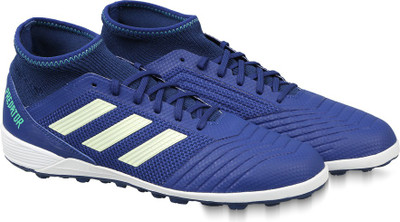 

ADIDAS PREDATOR TANGO 18.3 TF Football Shoes For Men(Blue, Uniink/aergrn/hiregr