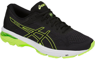 

Asics GT-1000 6 Running Shoes For Men(Black, Green, Black/safety yellow/black