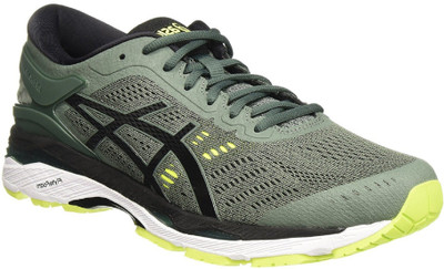 

Asics GEL-KAYANO 24 Running Shoes For Men(Grey, Yellow, Dark forest/black/safety yellow