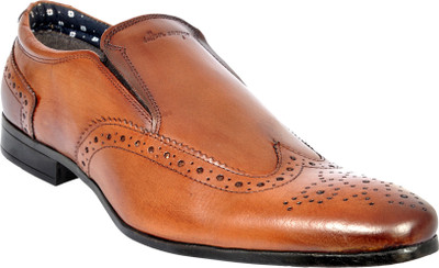 

Allen Cooper Brogues For Men(Tan
