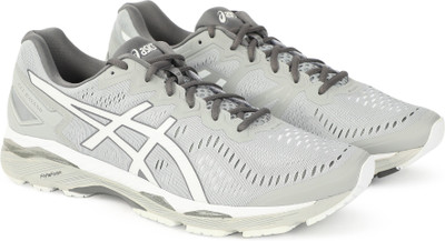 

Asics GEL-KAYANO 23 Running Shoes For Men(Grey, 9601