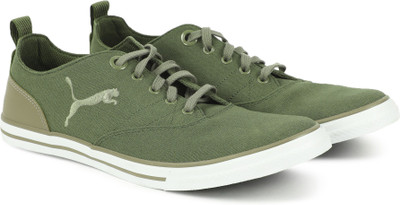 Puma Slyde NU IDP Sneakers For Men(Olive, Olive night