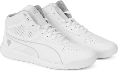 

Puma Ferrari SF Podio Mid Sneakers For Men(White, Puma white-high rise-puma white