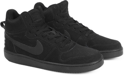 

Nike COURT BOROUGH MID Sneakers For Men(Black, Black/black