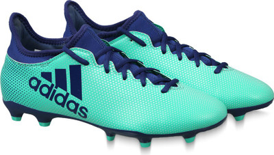 

ADIDAS X 17.3 FG Football Shoes For Men(Green, Blue, Aergrn/uniink/hiregr