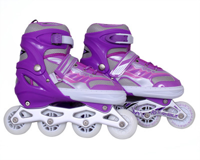 

SSB Running Adjustable In-line Skates - Size 7-9 UK(Purple)