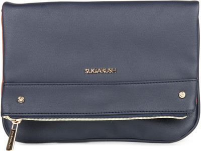 

SUGARUSH Girls Casual Blue PU Sling Bag
