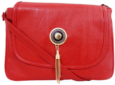 

Estoss Women Casual Maroon PU Sling Bag