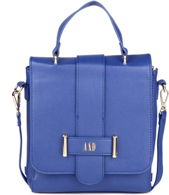 

AND Women Formal Blue PU Sling Bag