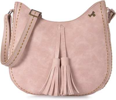 Baggit Women Casual Pink PU Sling Bag
