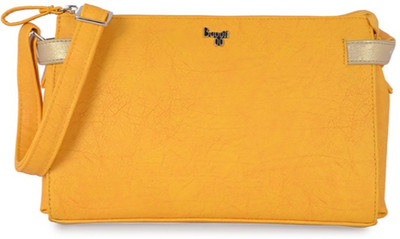 

Baggit Women Casual Yellow PU Sling Bag