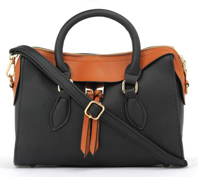 

Satchel Bags Women Casual Black PU Sling Bag