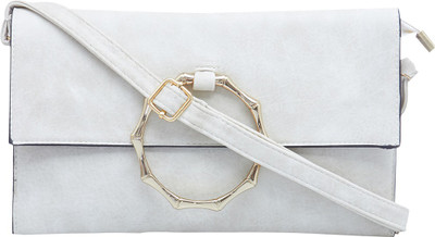 

Satchel Bags Women Casual White PU Sling Bag