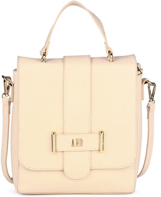 

AND Women Casual Beige PU Sling Bag